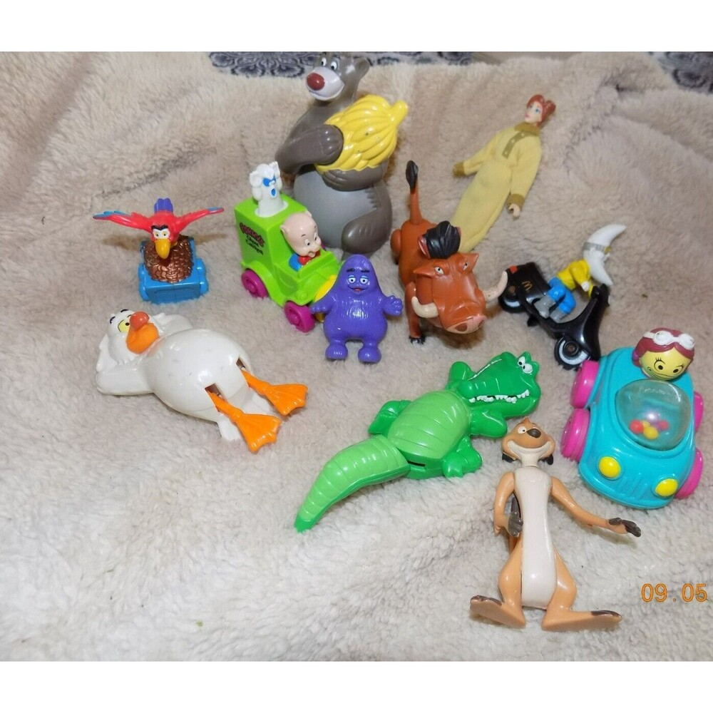 Lot of various vintage kids meal McDonald's toys